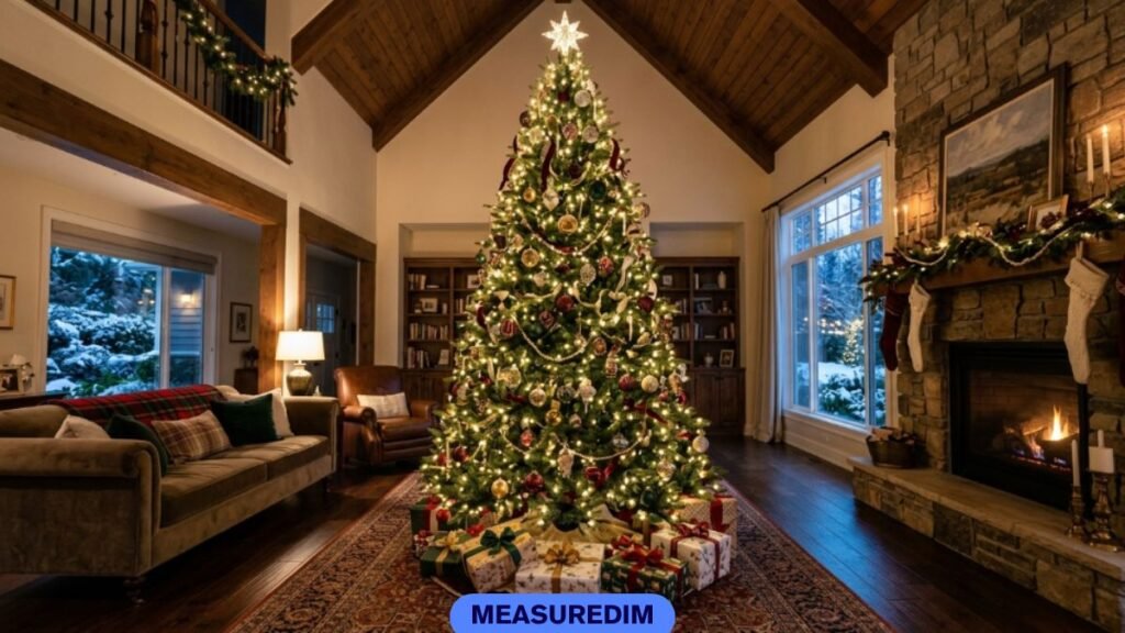 A 10-Foot Artificial Christmas Tree