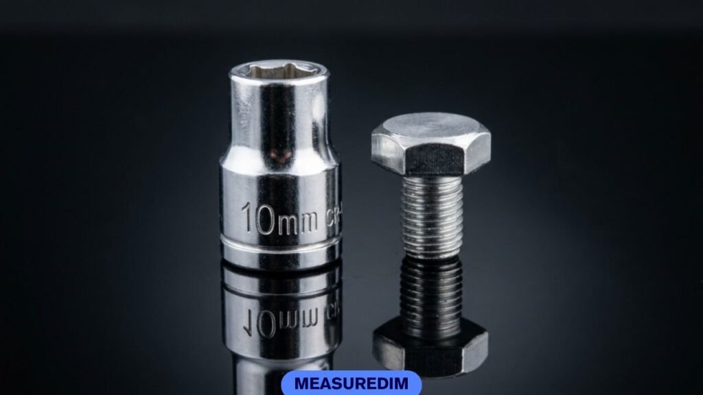 A 10mm Socket or Bolt Head