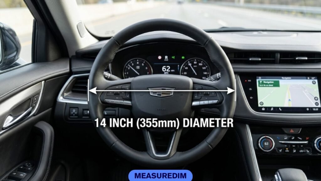 A Car Steering Wheel