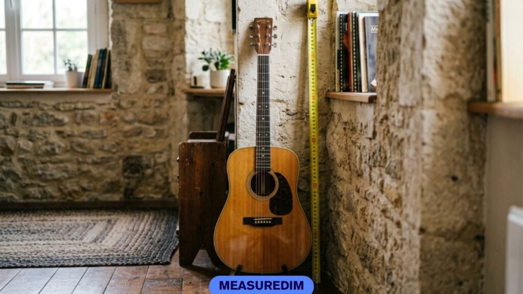 A Full-Size Acoustic Guitar