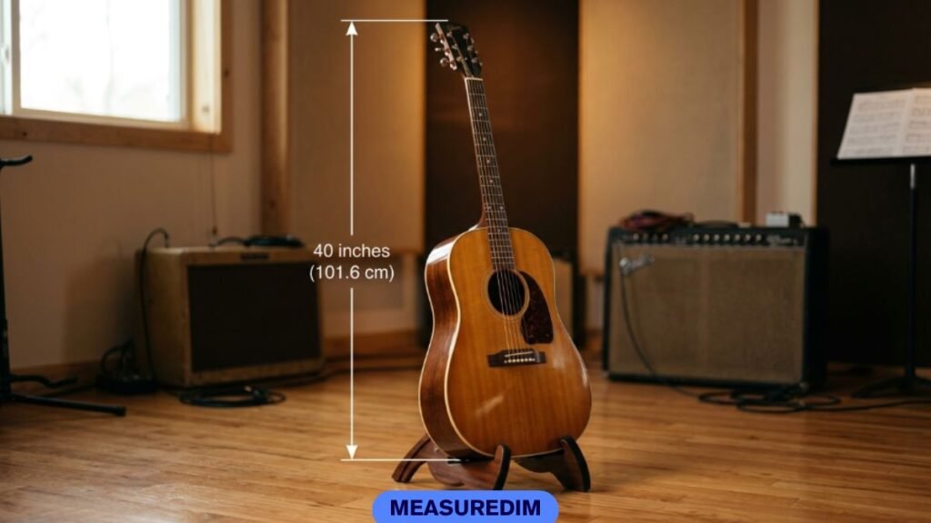 A Full-Size Acoustic Guitar