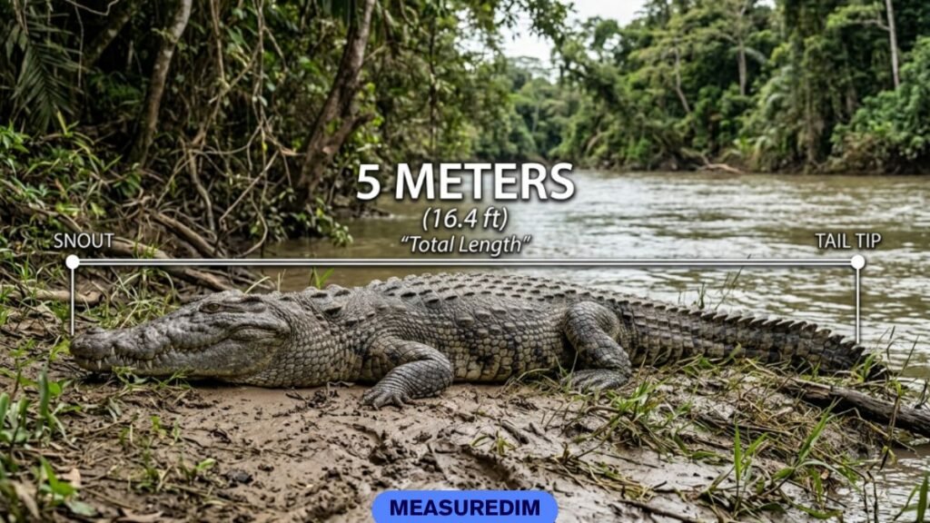 A Large Saltwater Crocodile