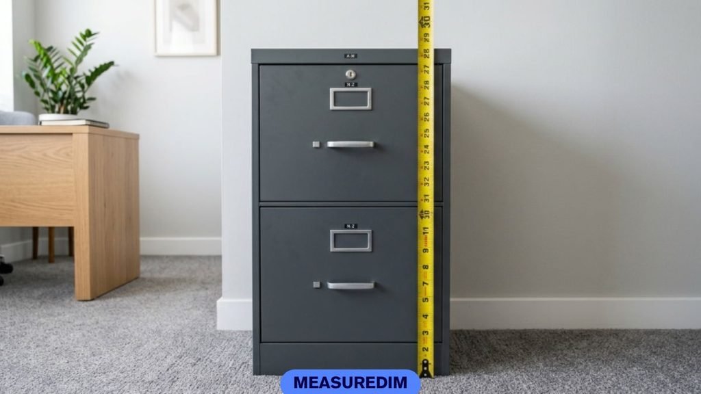 A Two-Drawer Filing Cabinet