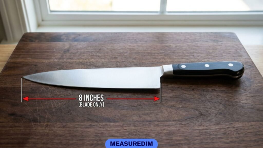 An 8-Inch Chef's Knife Blade