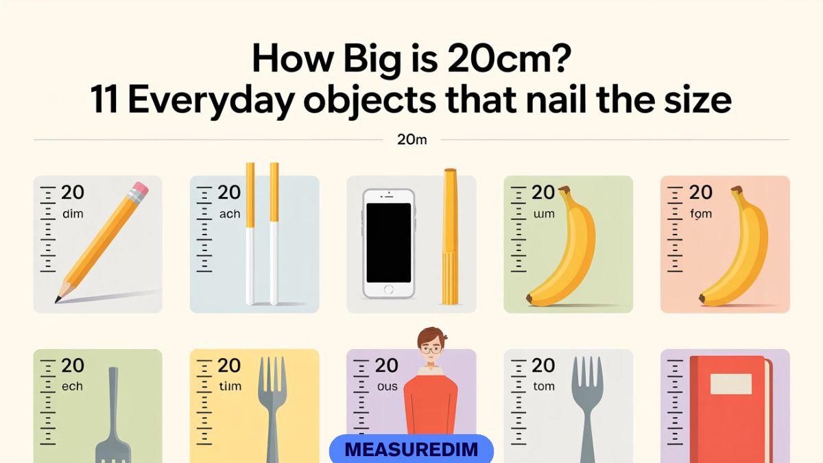 How Big Is 20cm