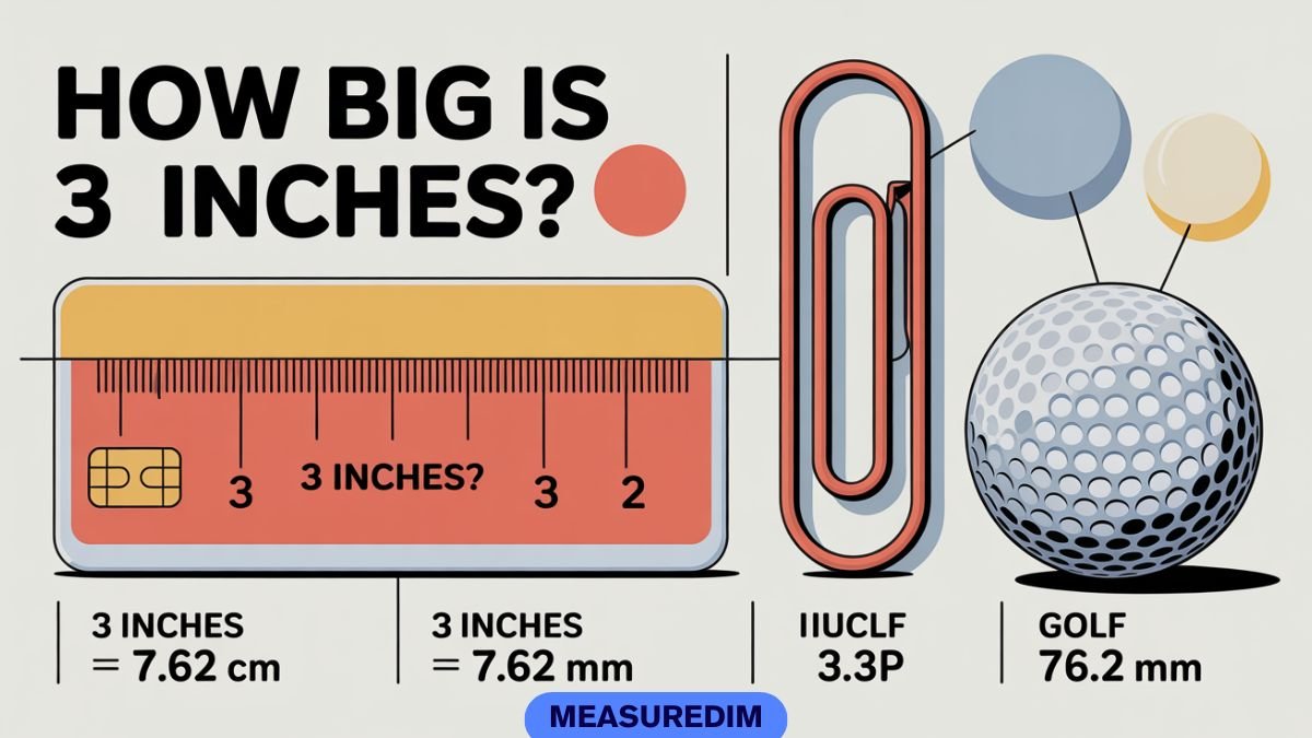How Big Is 3 Inches