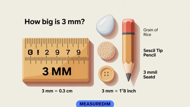 How Big Is 3 mm