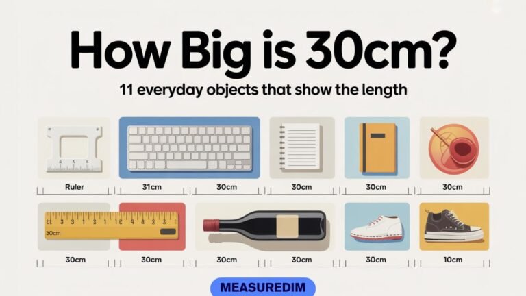 How Big Is 30cm