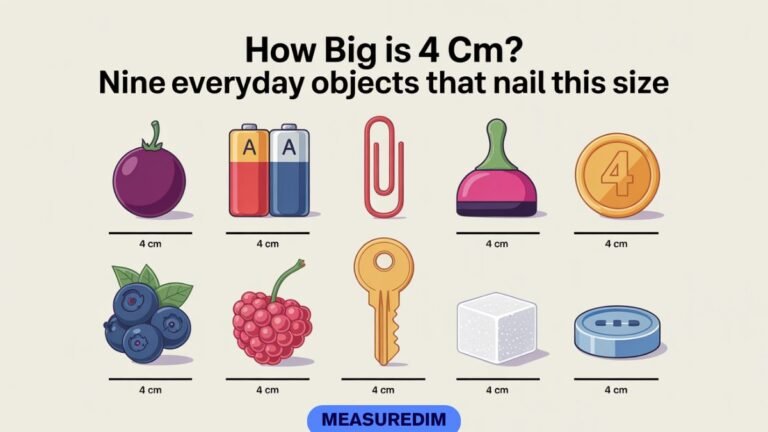 How Big Is 4 cm