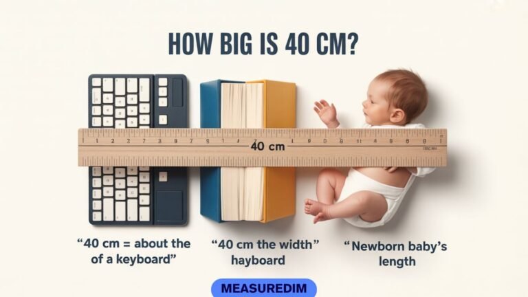 How Big Is 40 cm