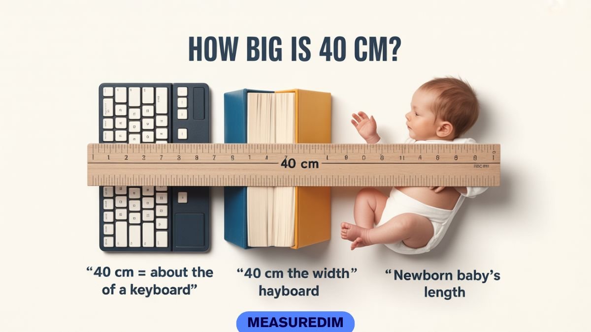 How Big Is 40 cm
