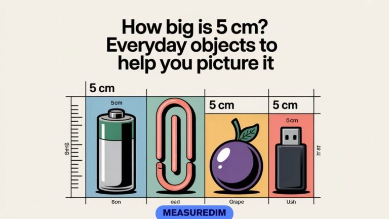 How Big Is 5 cm