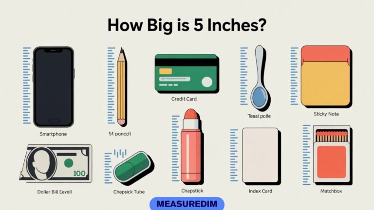 How Big Is 5 Inches