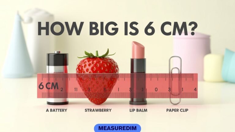 How Big Is 6 cm