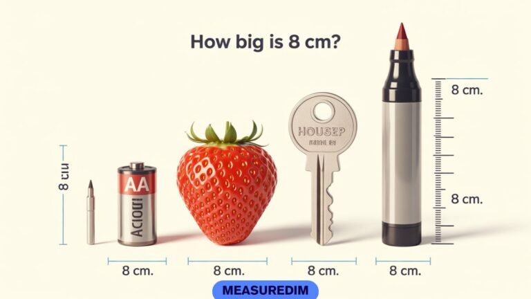 How Big Is 8 cm