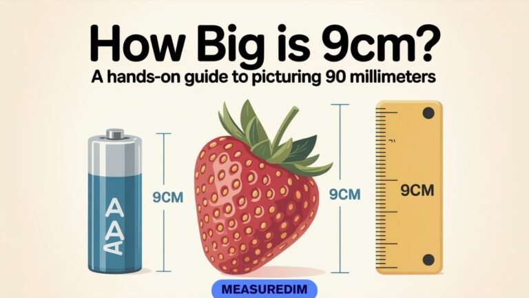 How Big Is 9cm