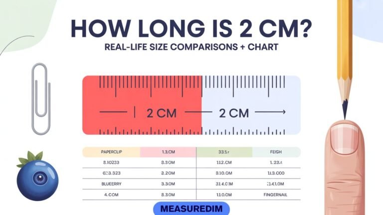 How Long Is 2 cm
