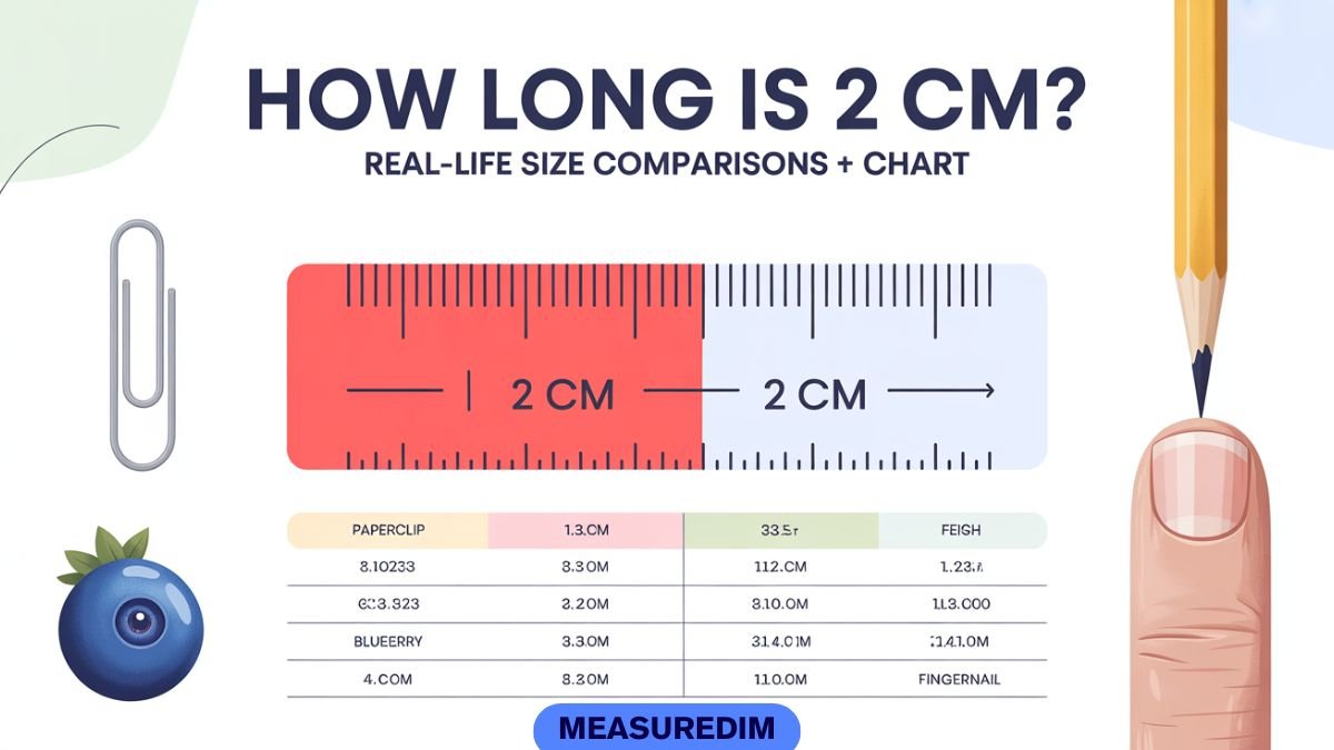 How Long Is 2 cm