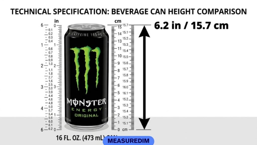 How Tall Is a Monster Can? Every Size, Measured