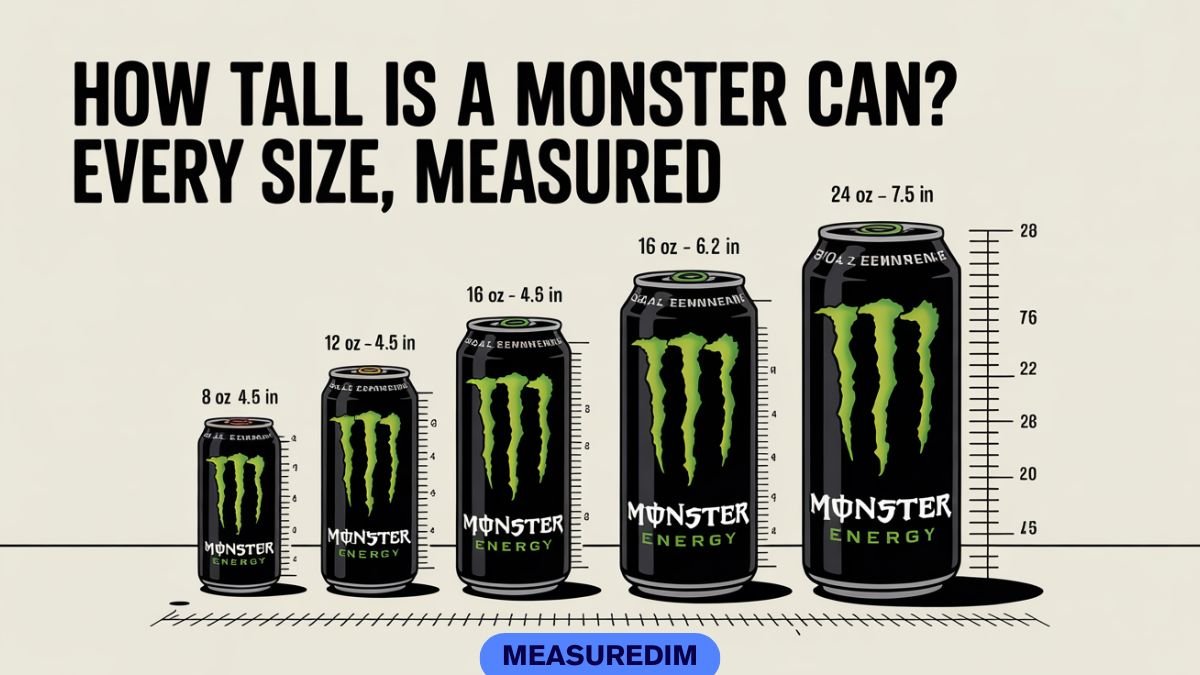 How Tall Is a Monster Can