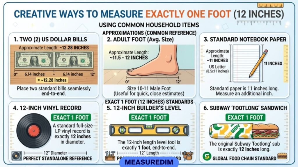 Measuring a Foot When You Don't Have a Ruler