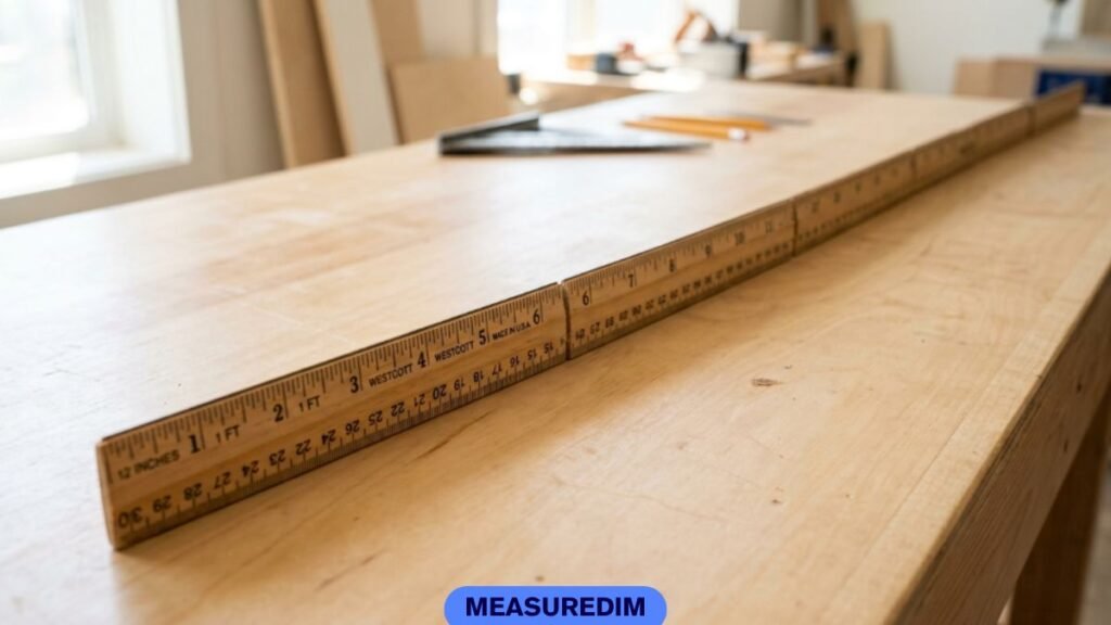 Ten One-Foot Rulers End to End