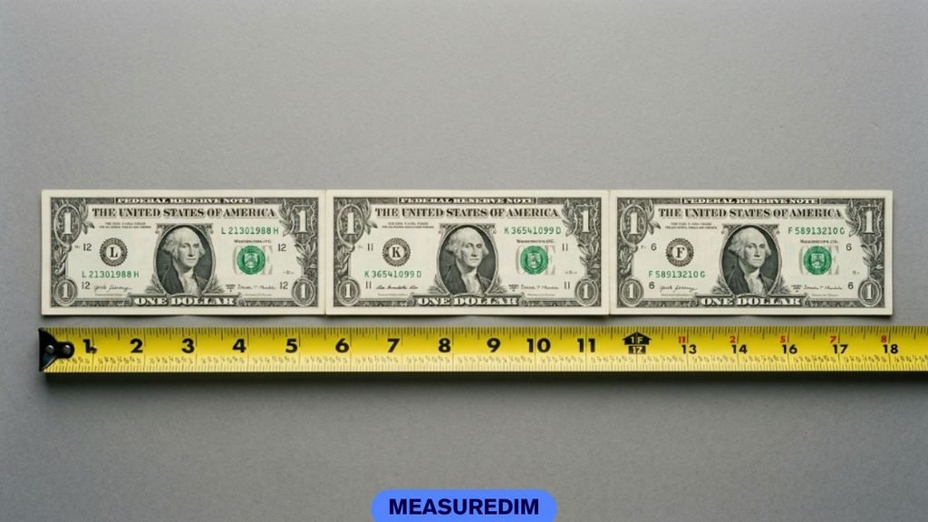 Three U.S. Dollar Bills in a Row