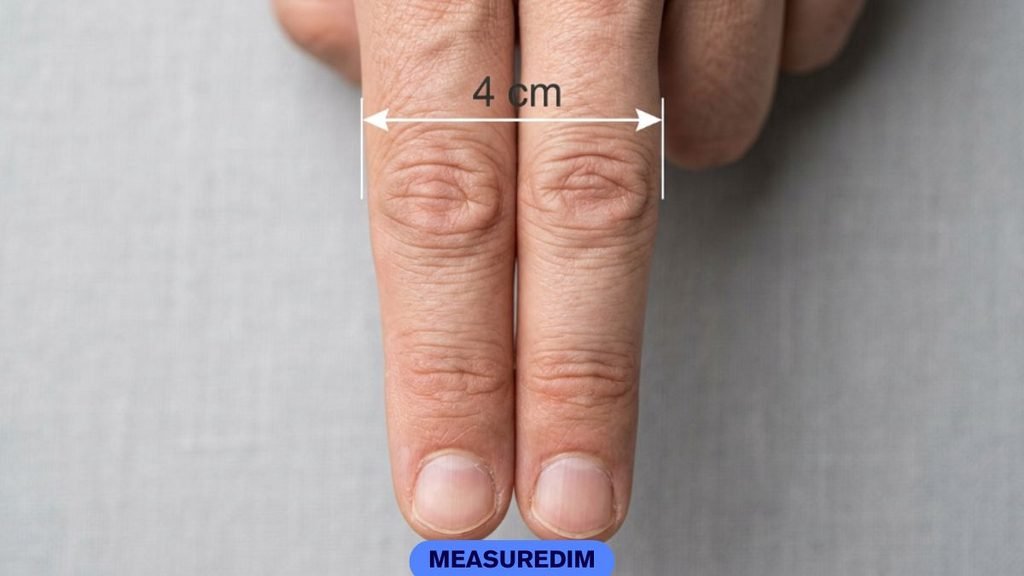 Two Adult Fingers Held Together
